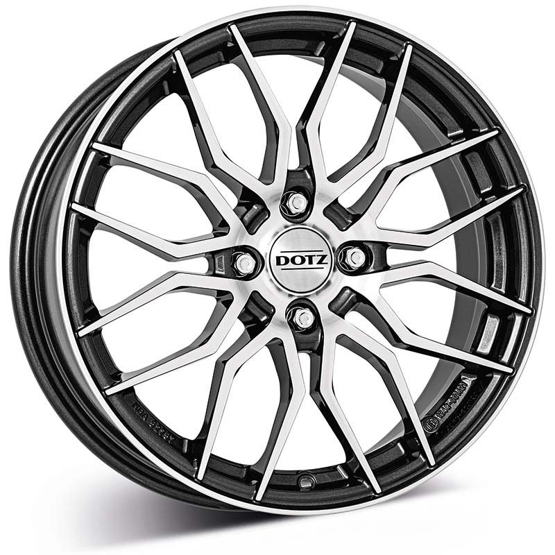 DOTZ LimeRock Dark 7x17 4x108 ET25 NAV 65,1