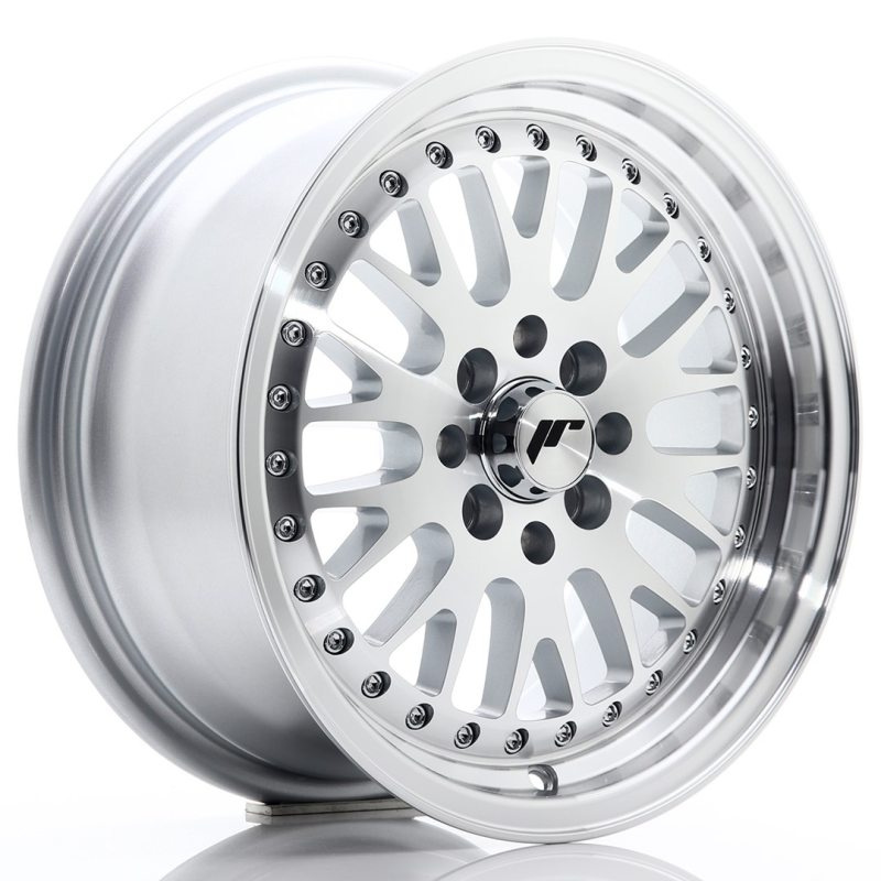 Japan Racing JR10 15x7 ET30 4x100/108 Machined Silver