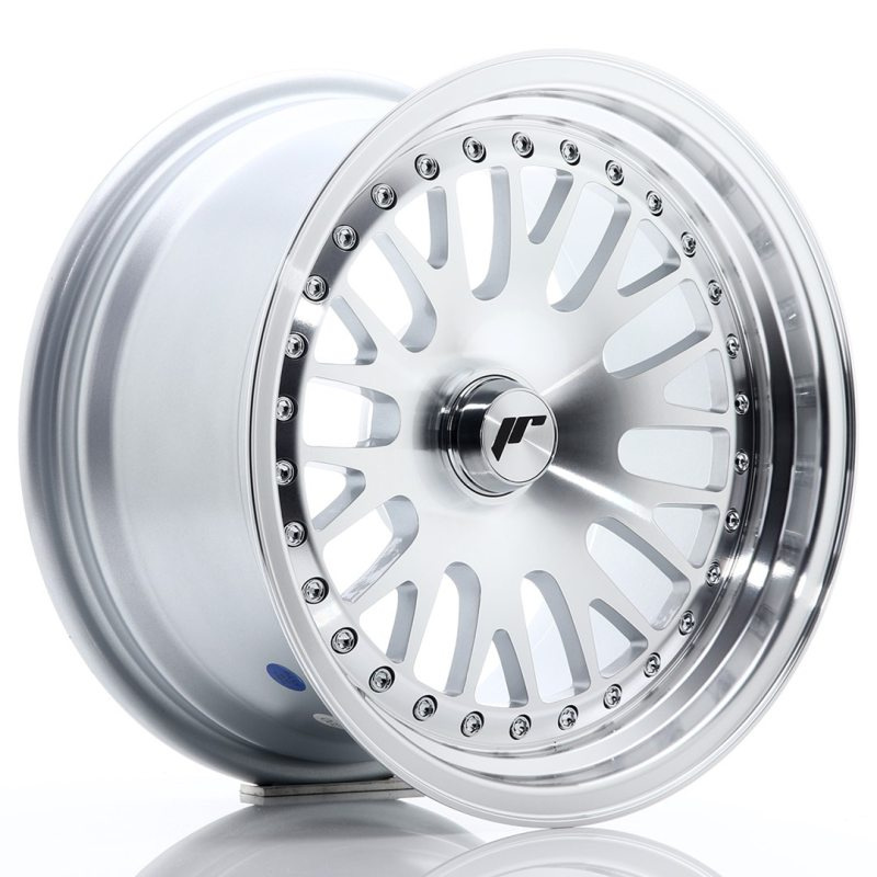 Japan Racing JR10 15x8 ET20 Oborrad Machined Silver