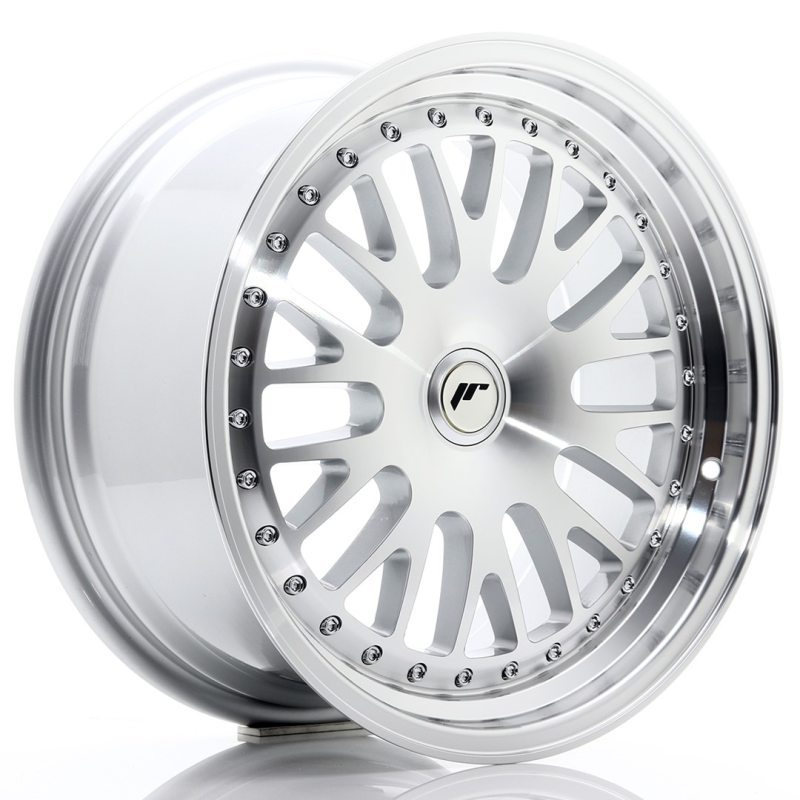 Japan Racing JR10 17x8 ET35 Oborrad Machined Silver
