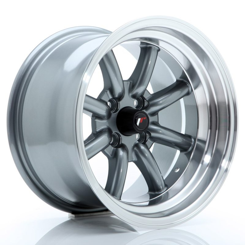 Japan Racing JR19 15x9 ET-13 4x100 Gun Metal