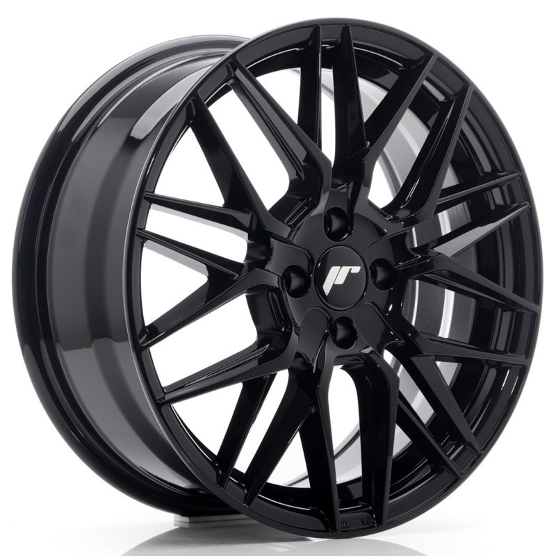 Japan Racing JR28 17x7 ET40 4x100 Glossy Black