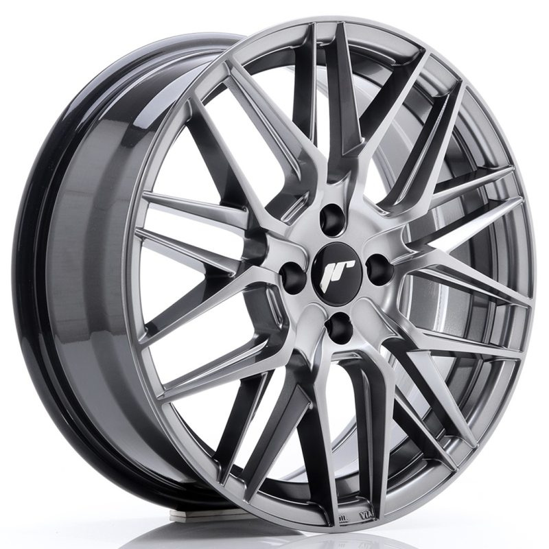 Japan Racing JR28 17x7 ET40 4x100 Hyper Black