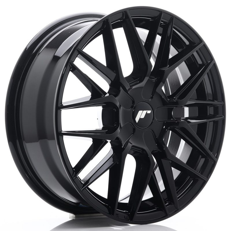 Japan Racing JR28 17x7 ET20-45 Oborrad Glossy Black