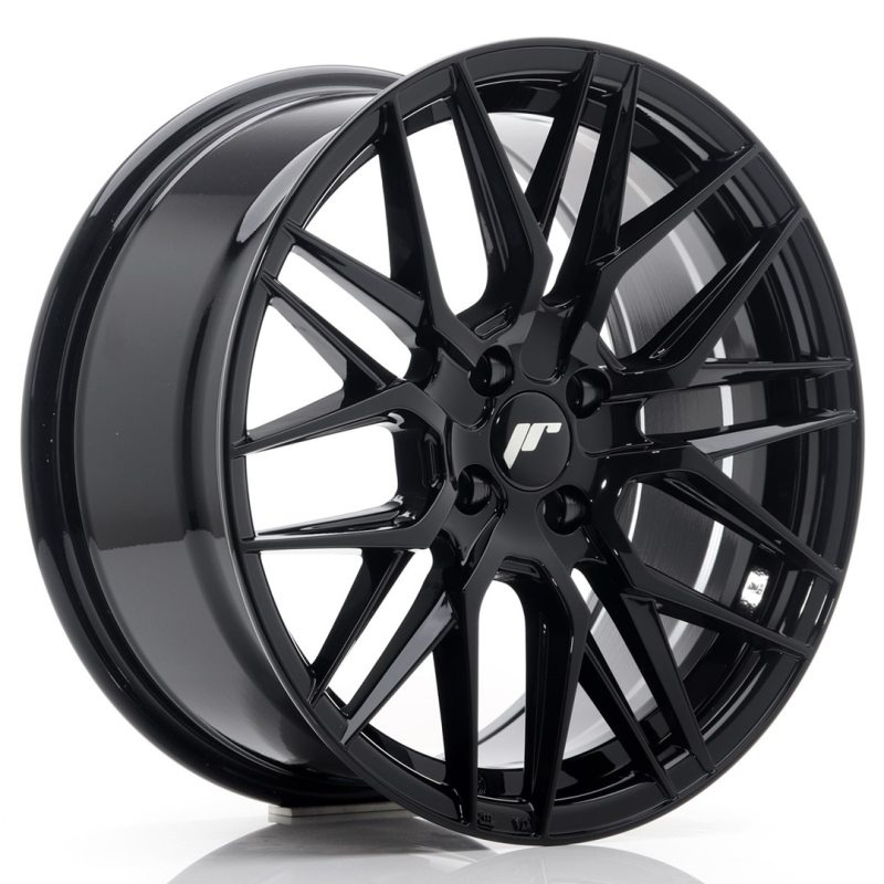 Japan Racing JR28 17x8 ET40 4x100 Glossy Black