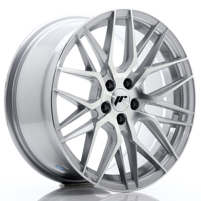 Japan Racing JR28 17x8 ET35 5x100 Silver Machined Face