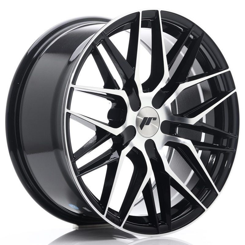 Japan Racing JR28 18x8,5 ET20-40 5H Oborrad Gloss Black Machined Face