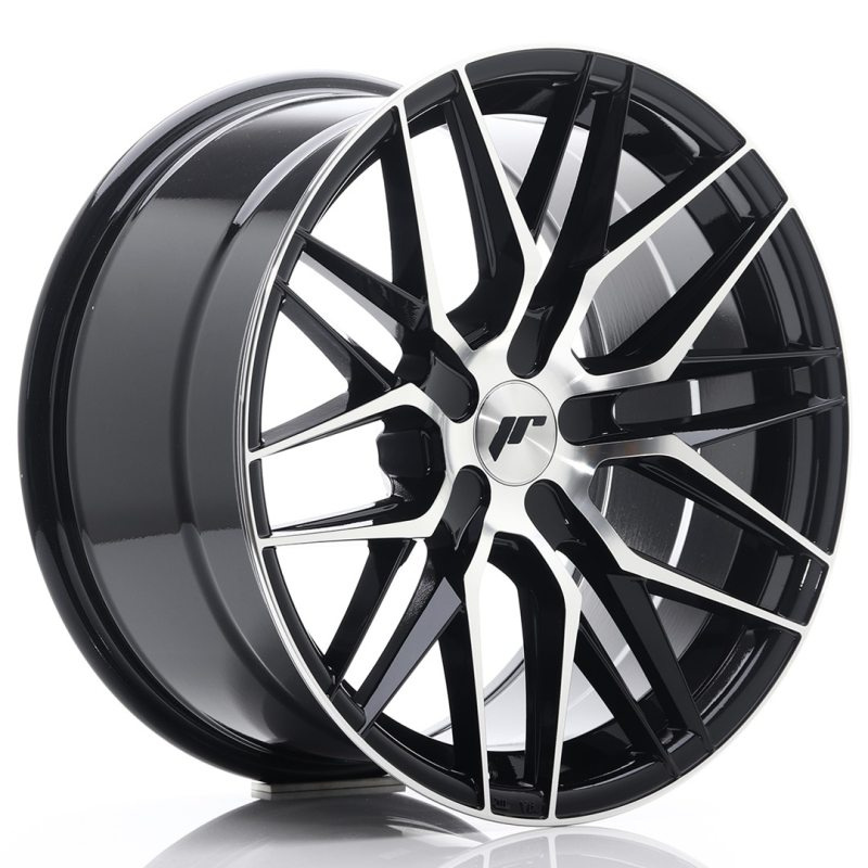 Japan Racing JR28 18x9,5 ET20-40 5H Oborrad Gloss Black Machined Face