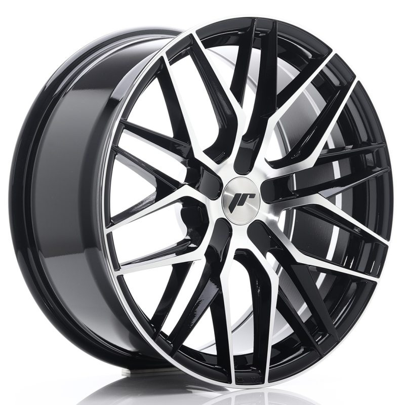 Japan Racing JR28 19x8,5 ET20-40 5H Oborrad Gloss Black Machined Face