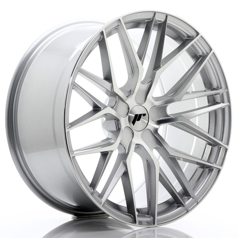 Japan Racing JR28 20x10 ET20-40 5H Oborrad Silver Machined Face
