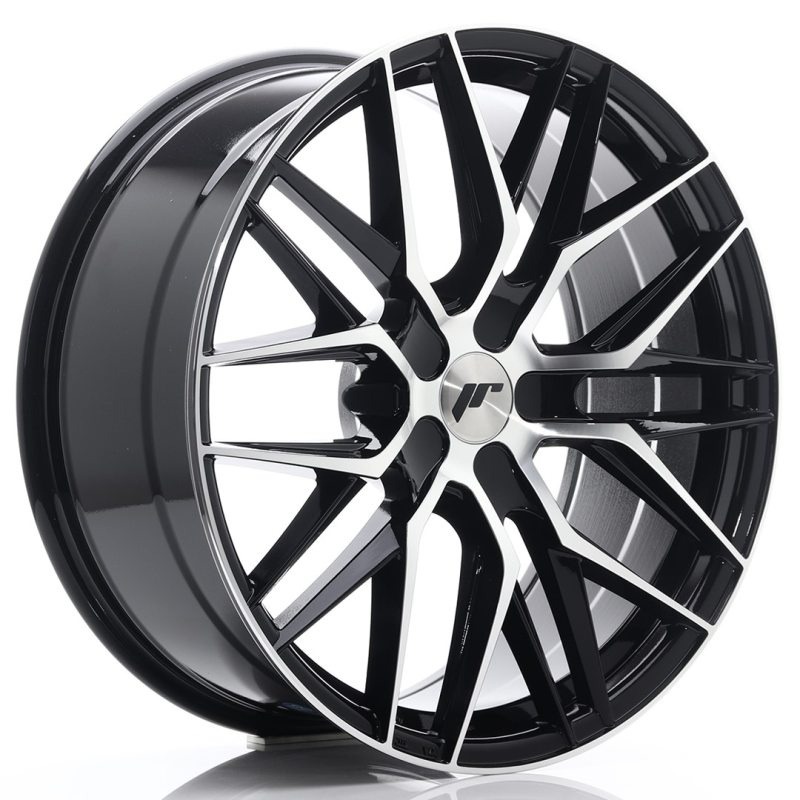 Japan Racing JR28 20x8,5 ET20-40 5H Oborrad Gloss Black Machined Face