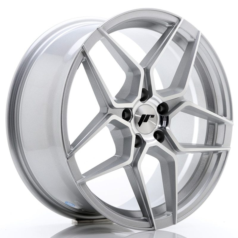 Japan Racing JR34 18x8 ET42 5x112 Silver Machined Face