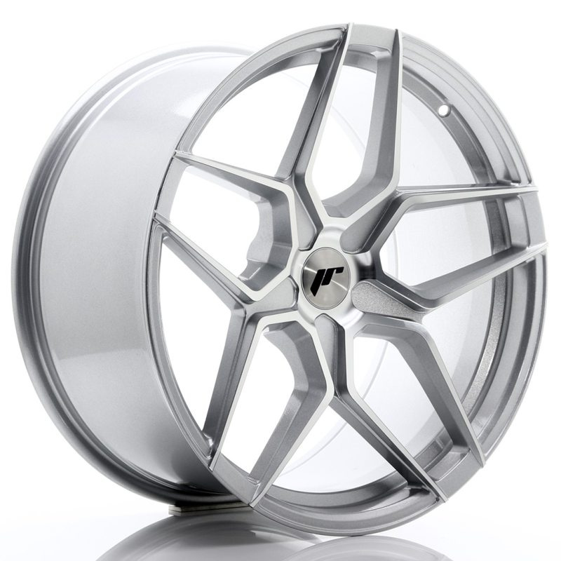 Japan Racing JR34 20x10 ET20-40 5H Oborrad Silver Machined Face