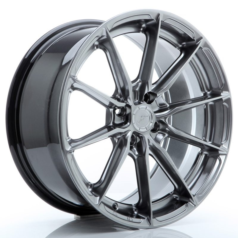 Japan Racing JR37 17x8 ET40 4x100 Hyper Black