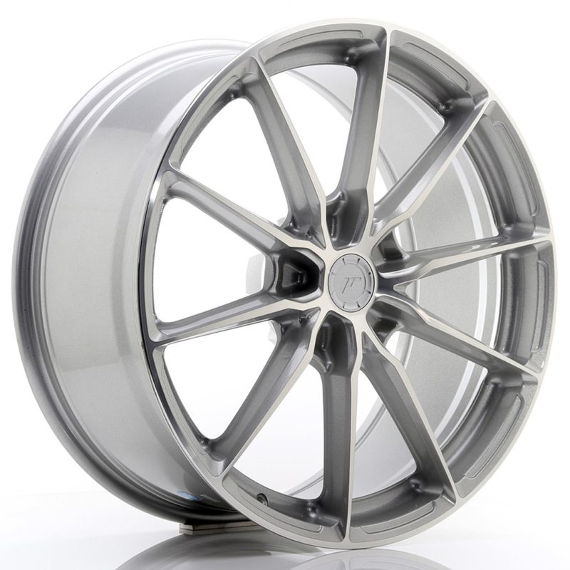 Japan Racing JR37 20x9 ET20-45 5H Oborrad Silver Machined Face