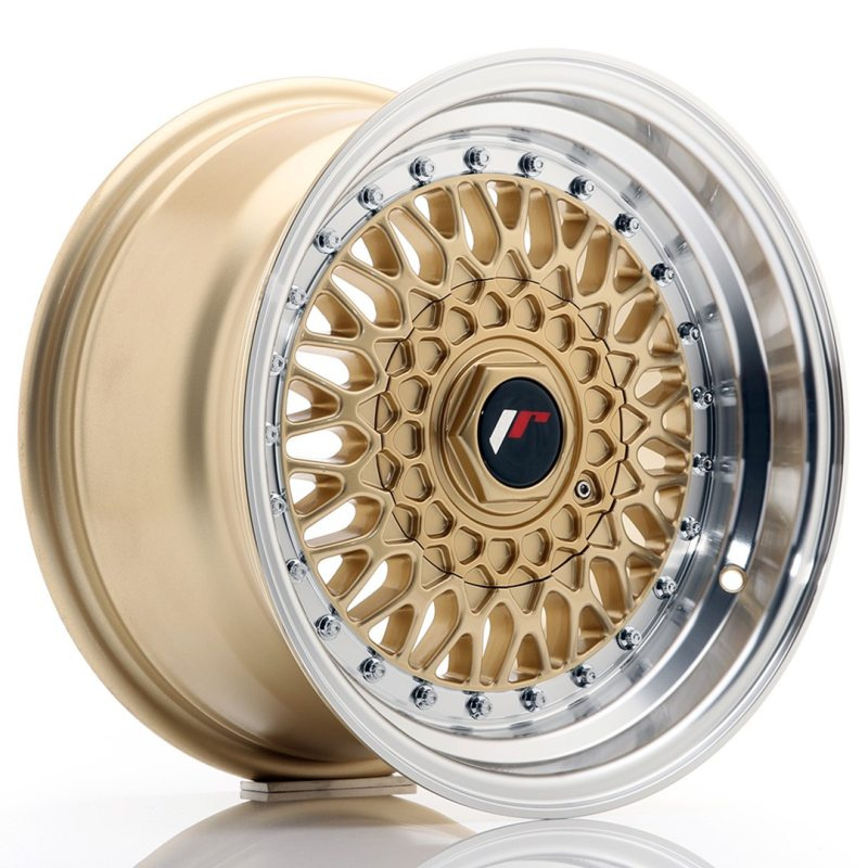 Japan Racing JR9 15x8 ET20 4x100/108 Gold w/Machined Lip