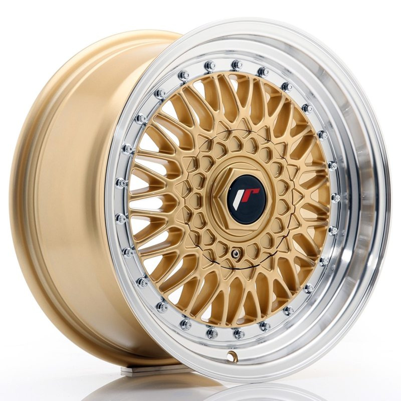 Japan Racing JR9 16x7,5 ET25 Oborrad Gold w/Machined Lip