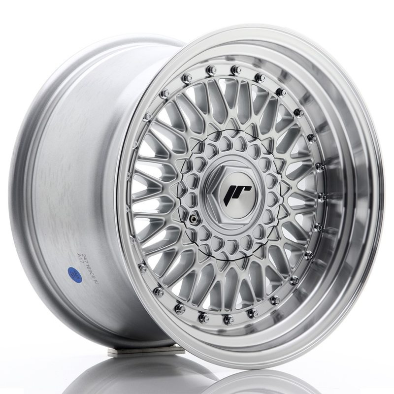 Japan Racing JR9 16x9 ET20 4x100/108 Silver w/Machined Lip+Silver Rivets