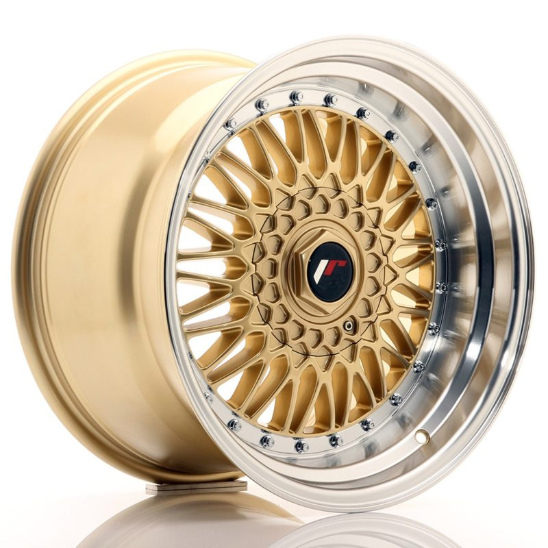 Japan Racing JR9 17x10 ET20 Oborrad Gold w/Machined Lip