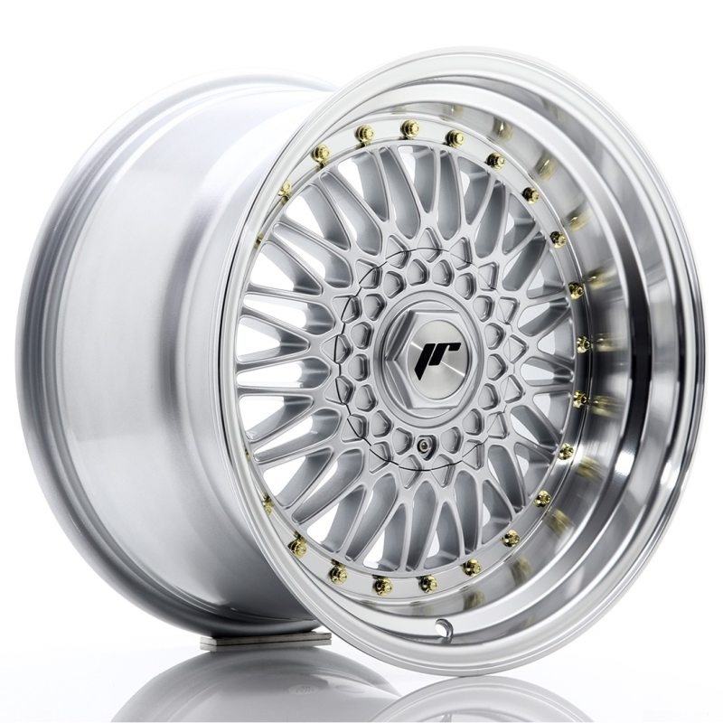Japan Racing JR9 17x10 ET20 4x100/108 Silver w/Machined Lip
