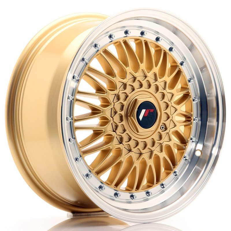 Japan Racing JR9 17x7,5 ET35 4x100/108 Gold w/Machined Lip