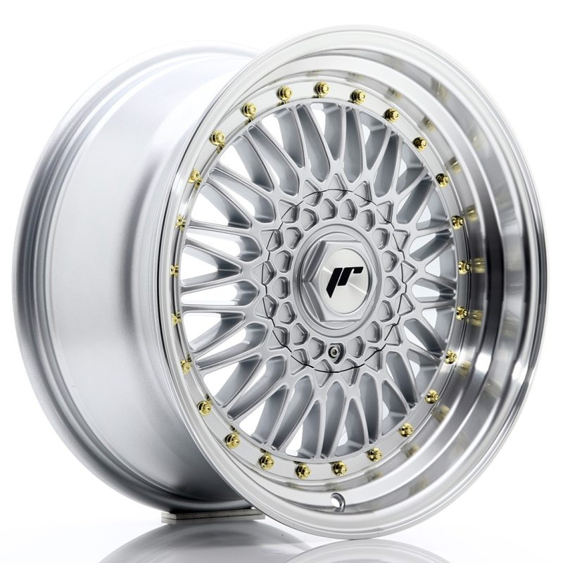 Japan Racing JR9 17x8,5 ET35 4x100/108 Silver w/Machined Lip