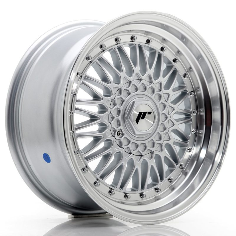 Japan Racing JR9 17x8,5 ET35 5x112/120 Silver w/Machined Lip+Silver Rivets