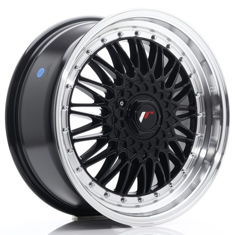 Japan Racing JR9 18x8 ET35-40 Oborrad Gloss Black w/Machined Lip