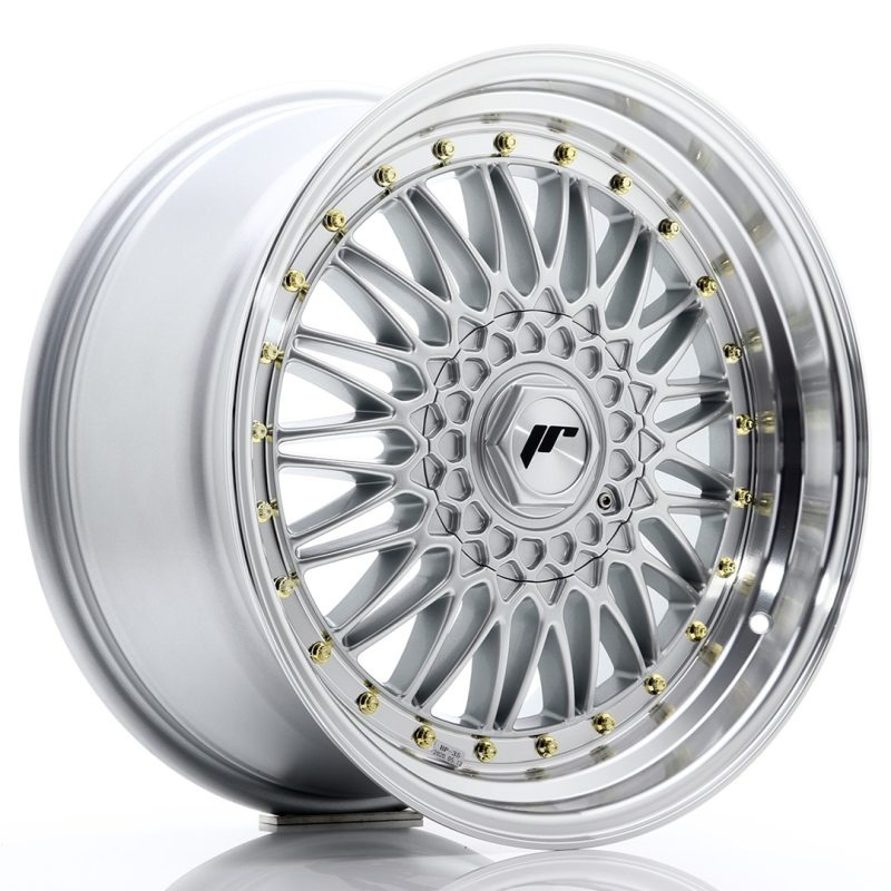 Japan Racing JR9 18x9 ET20-40 Oborrad Silver w/Machined Lip