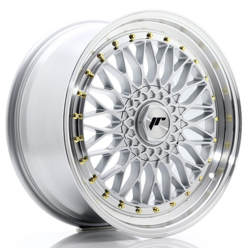 Japan Racing JR9 19x8,5 ET35 Oborrad Silver w/Machined Lip