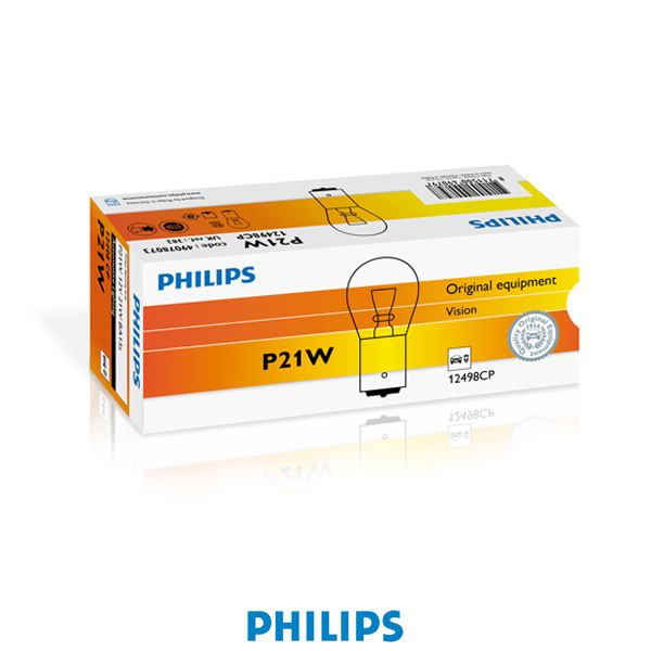 Philips Gl�dlampa P21W 12V 21W