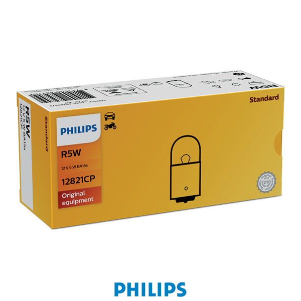 Philips Gl�dlampa 12V 5W BA15s