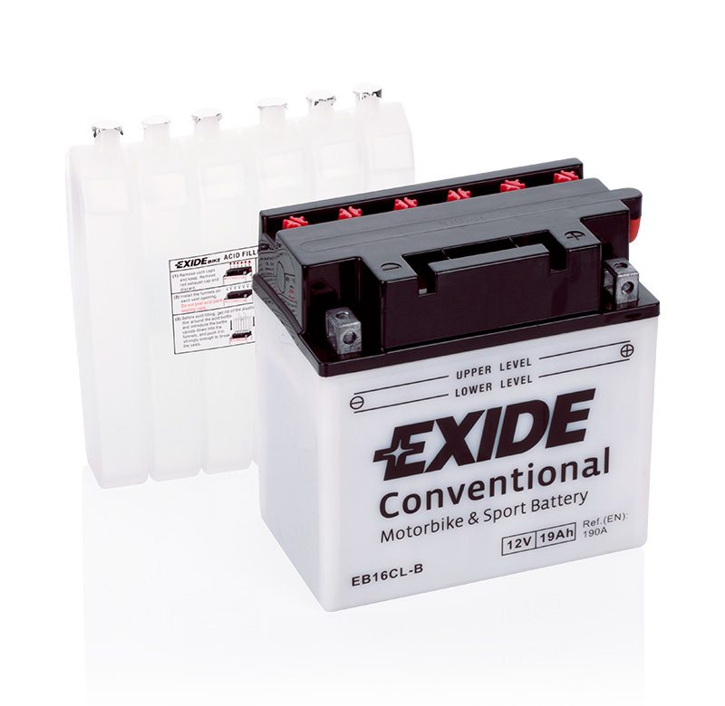 MC-batteri 4574 EXIDE MC EB16CL-B 19Ah 190A(EN)