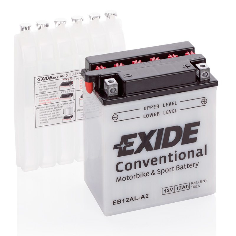 MC-batteri 4579 EXIDE MC EB12AL-A2 12Ah 165A(EN)