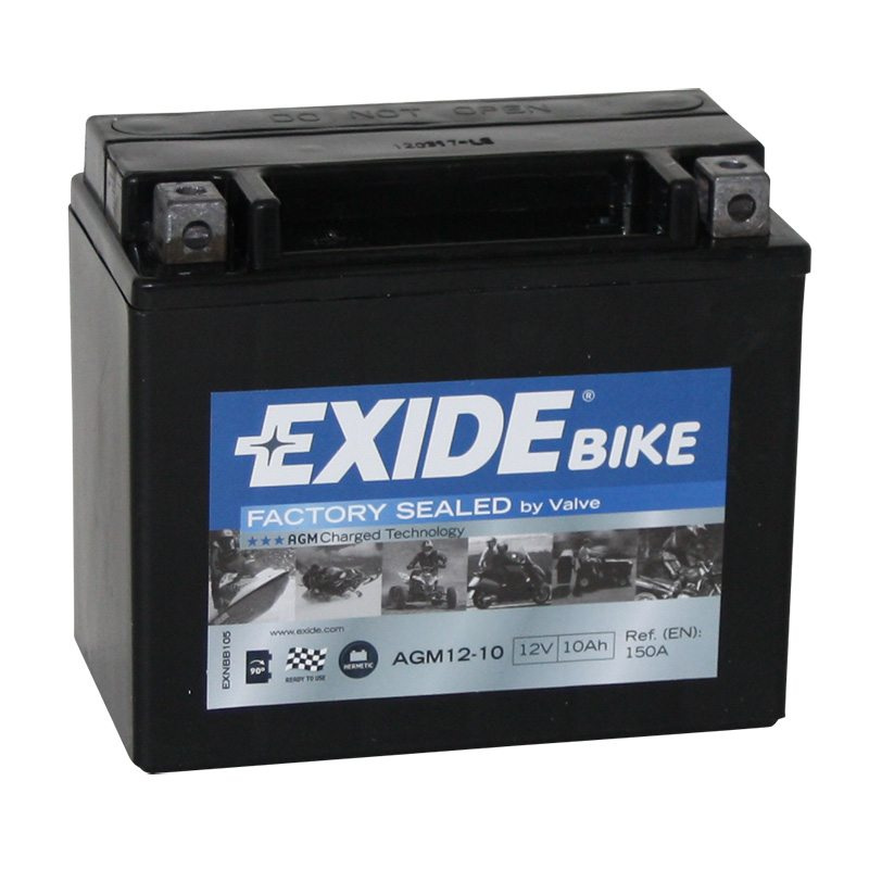 MC-batteri EXIDE MC AGM12-10 10Ah 150A(EN)