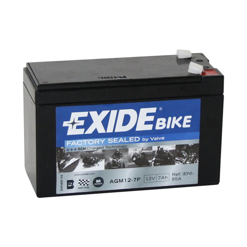 MC-batteri EXIDE MC AGM12-7F 7Ah 85A(EN)