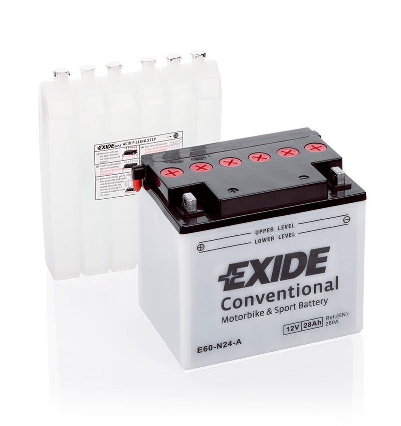 MC-batteri EXIDE MC E60-N24-A 28Ah 280A(EN)