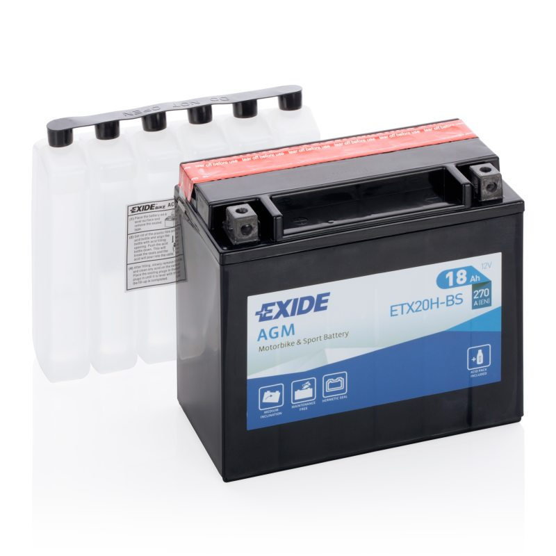 MC-batteri EXIDE MC ETX20H-BS 18Ah 270A(EN)