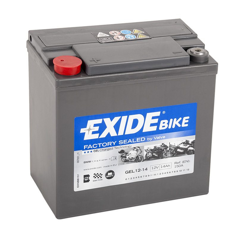 MC-batteri EXIDE MC GEL12-14 14Ah 150A(EN)