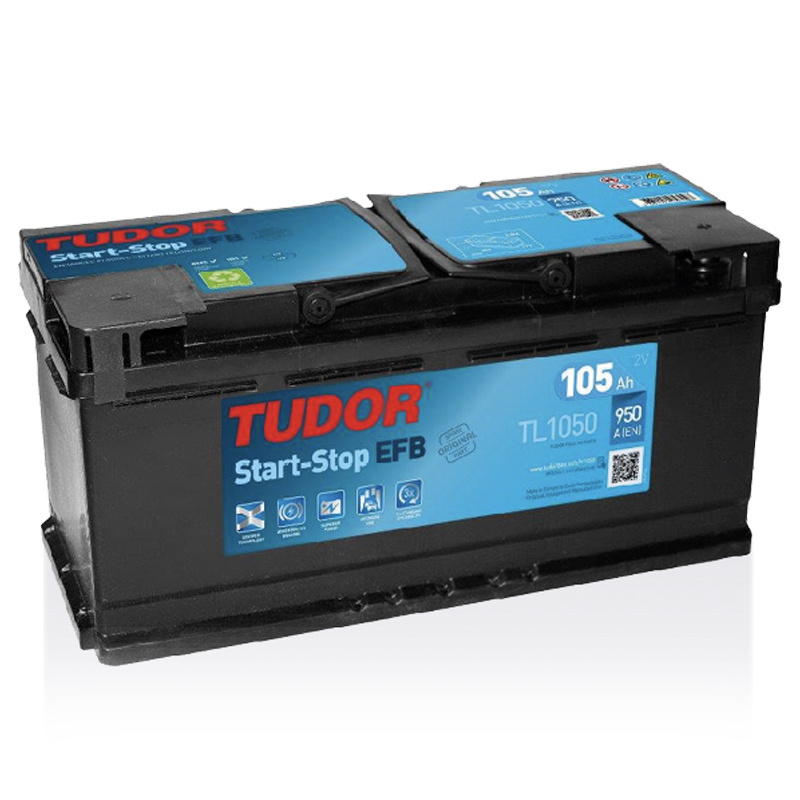 Startbatteri TL1050 TUDOR EXIDE START-STOP EFB 105Ah 950A(EN)