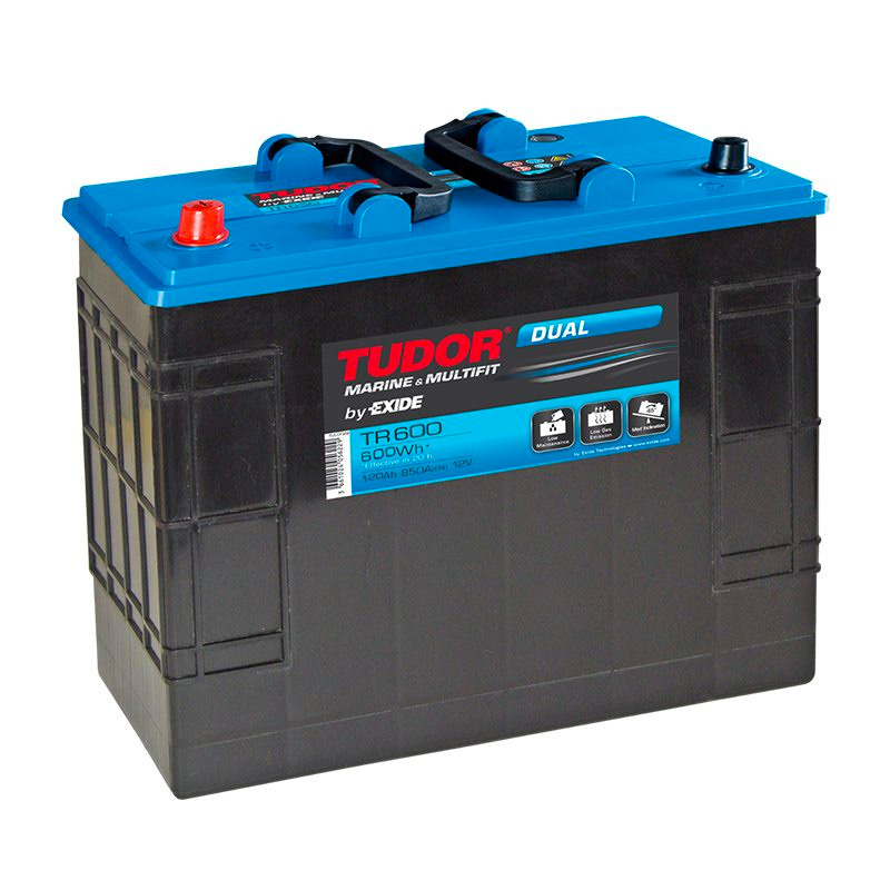Fritidsbatteri TR600 TUDOR EXIDE DUAL 120Ah 600Wh 800A(EN)