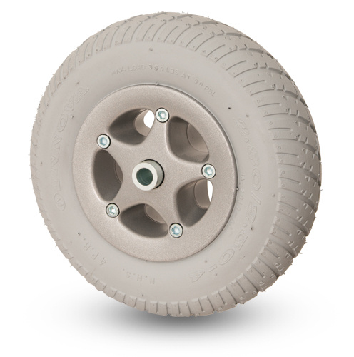 Massivt Hjul 2.80/2.50-4 F�r Gaffelmontering, Kullager.