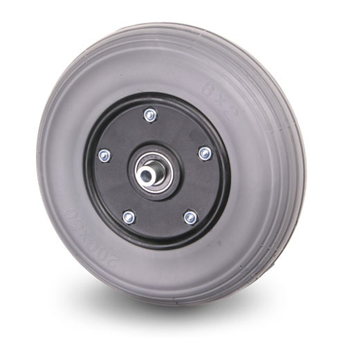 Massivt Hjul Popo 8x2, Kullager. Hjul 200x50mm