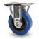 Industrihjul Blå Fast Elastisk Gummibana, Rullager 150kg Industrihjul Blå Fast Elastisk Gummibana, Rullager 150kg