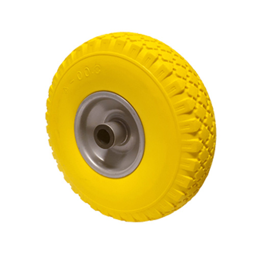 Massivt Hjul 3.00-4 / 260x85 Polyuretanbana Pl�tf�lg Axelh�l 20mm, Rullager.