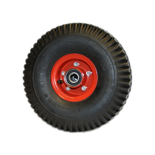 Massivt Hjul 4.00-4 4PR PU-Fyllt, Kullager 250kg. Hjul 305x95mm.