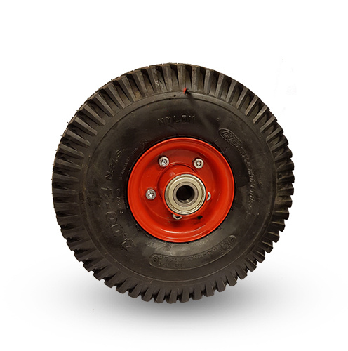 Massivt Hjul 4.00-4 4PR Axelh�l 20mm, Kullager. Hjul 300x100mm