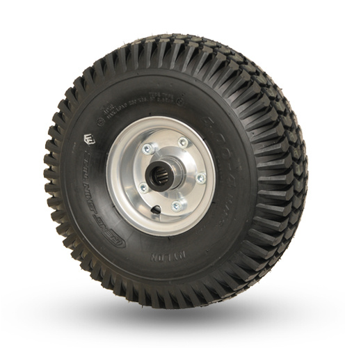 Massivt Hjul 4.00-4 Axelh�l 20mm, Rullager. Hjul 300x100mm.