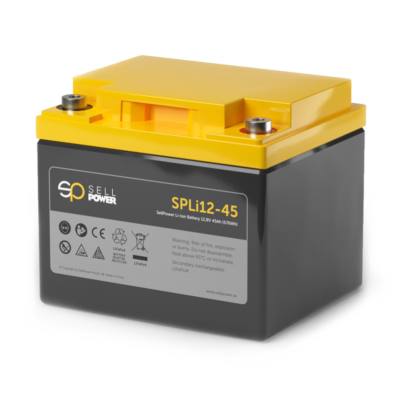 Litiumbatteri SellPower SPLi LITIUM 45Ah 576Wh 12,8V
