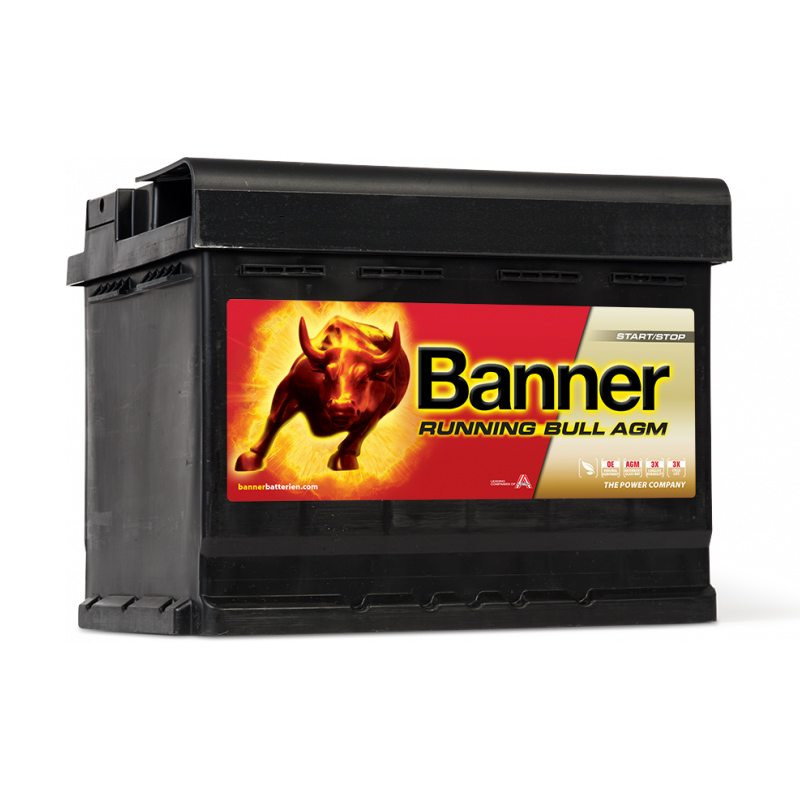 Batteri BANNER 56001 AGM 60Ah 600A(EN)